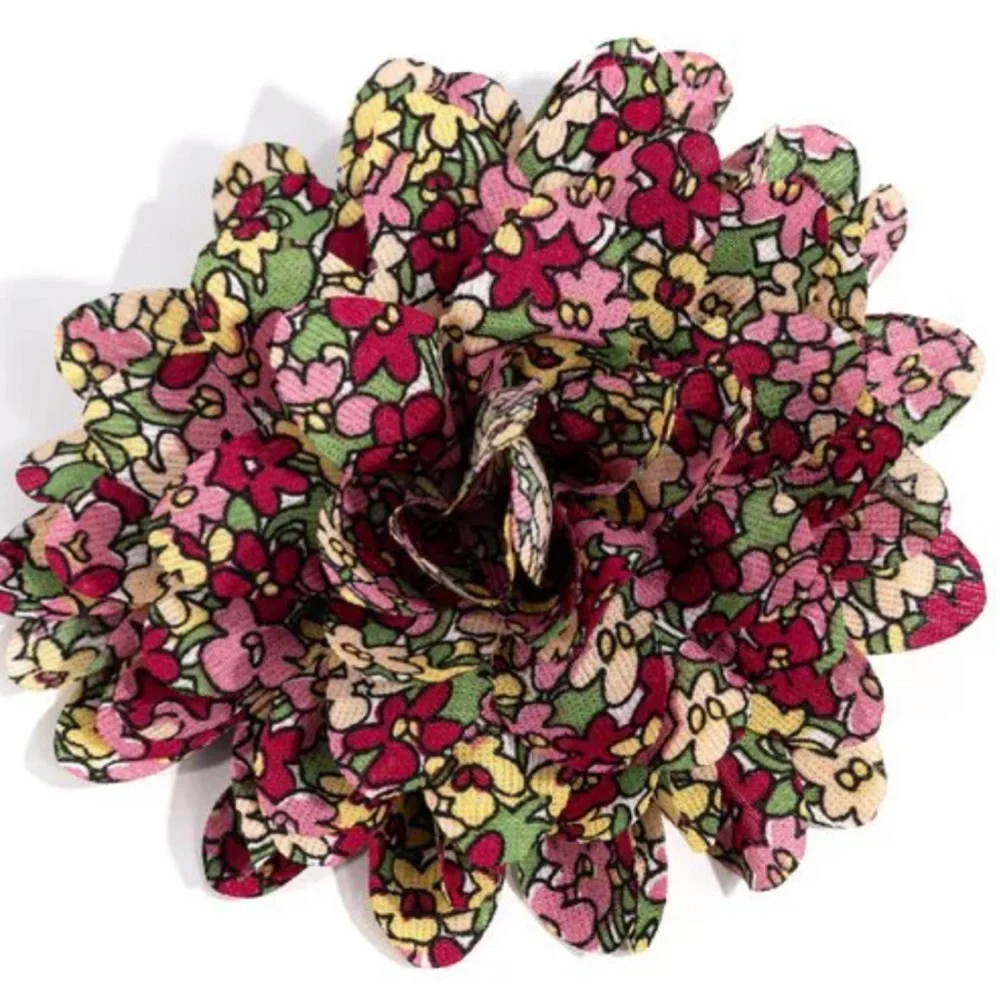 🌺🌸🌺 “POSITIVELY FLOWER PATCH” PINK HAIR CLIP ~ PAPARAZZI❗️🌺🌸🌺